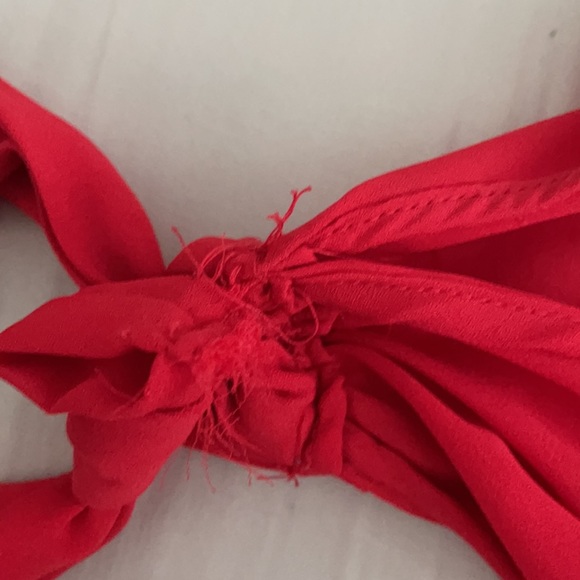 BCBG Maxazria Red Women’s Romper - Halter Top - Picture 8 of 8